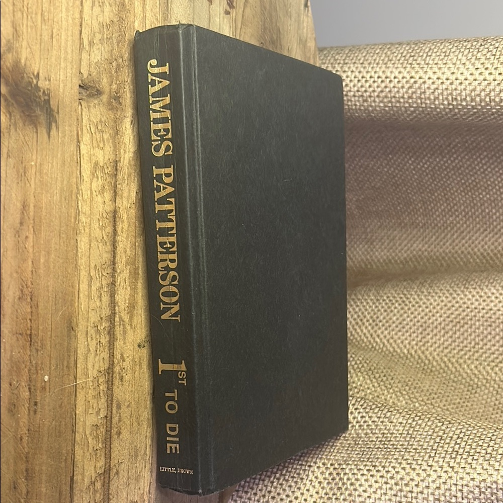 Black Hardcover Book - 1st to Die